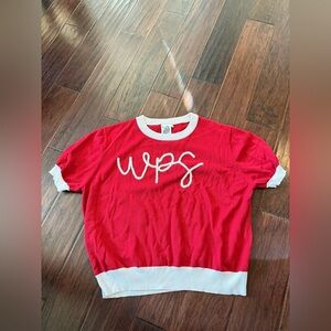 WPS Queen of Sparkles Arkansas Razorback Blouse